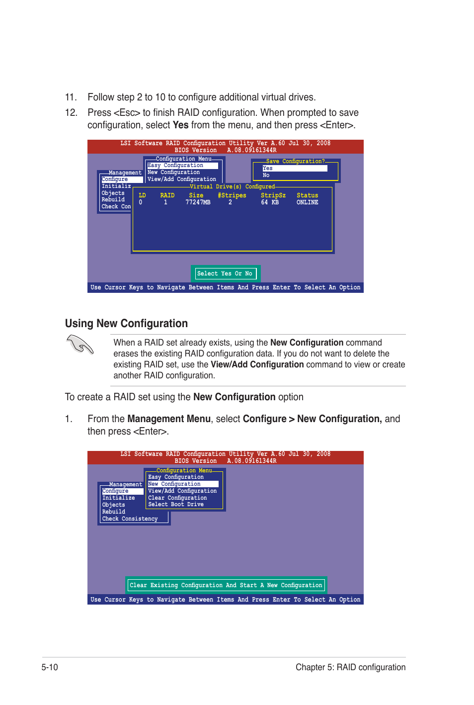 Using new configuration | Asus Z8NA-D6C User Manual | Page 112 / 168