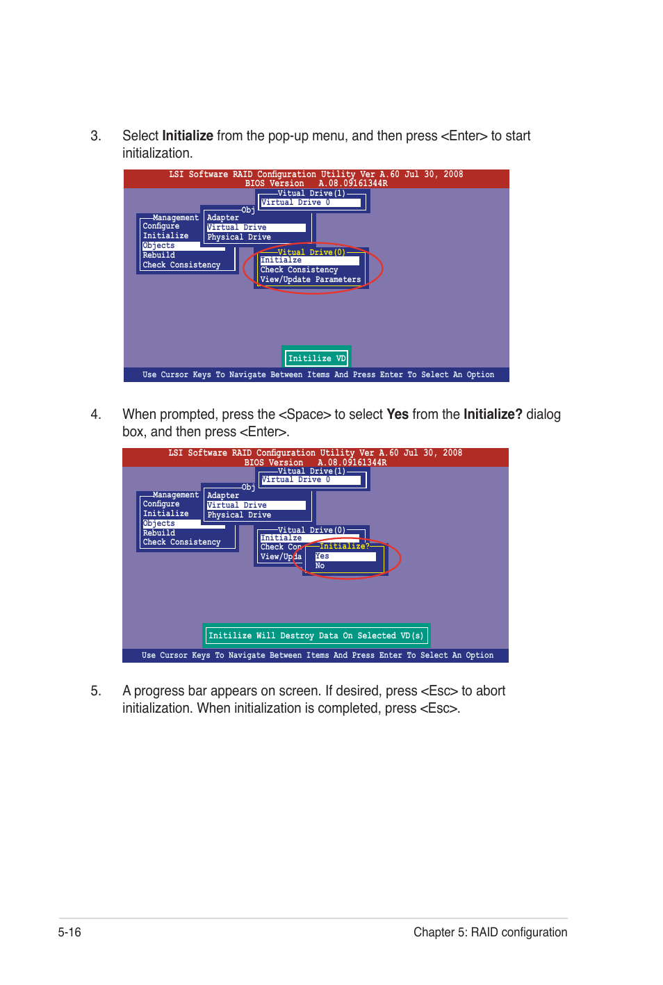 16 chapter 5: raid configuration | Asus Z8NA-D6C User Manual | Page 118 / 168