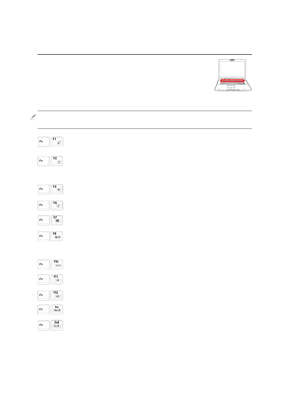 Special keyboard functions, Colored hot keys | Asus Z83V User Manual | Page 27 / 74