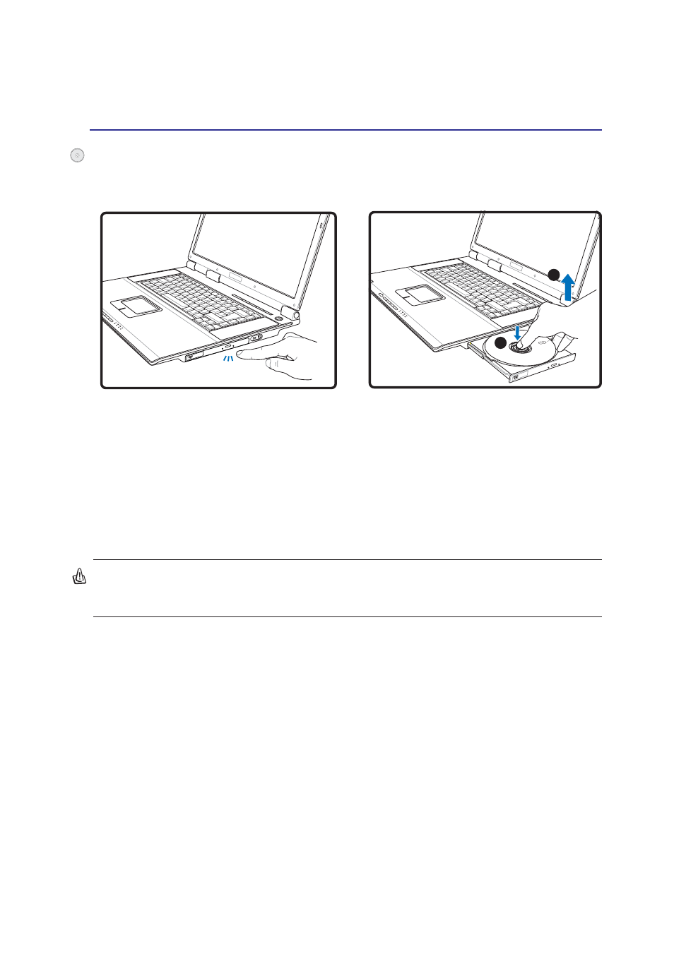 Optical drive (cont’) | Asus Z83V User Manual | Page 41 / 74