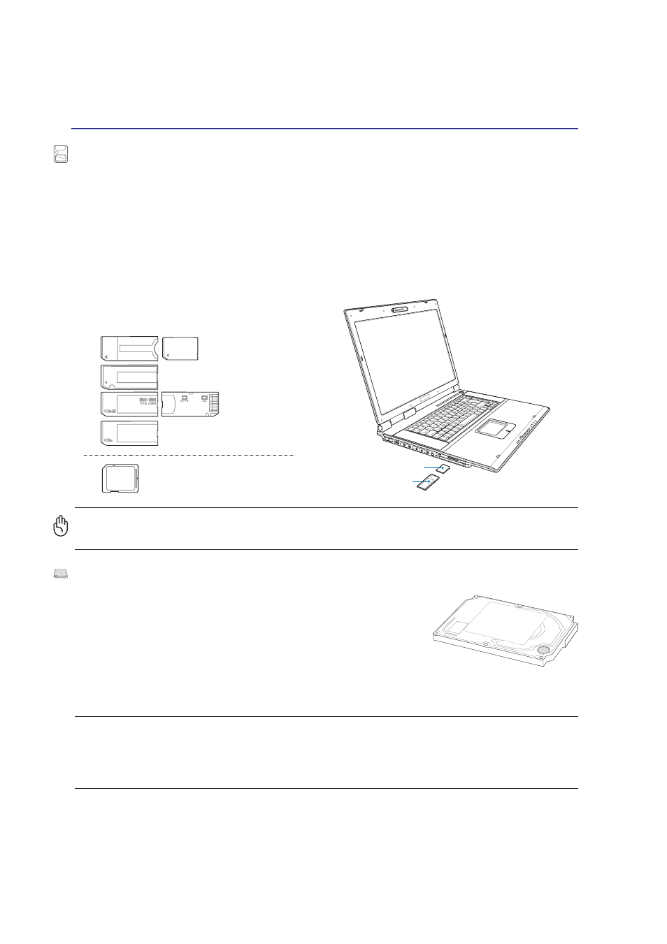 Hard disk drive | Asus Z83V User Manual | Page 42 / 74