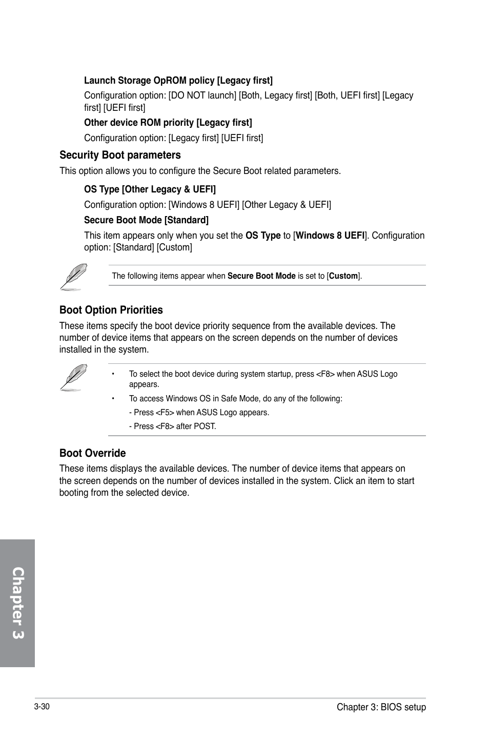 Chapter 3 | Asus P8Z77-V LK2 User Manual | Page 88 / 156
