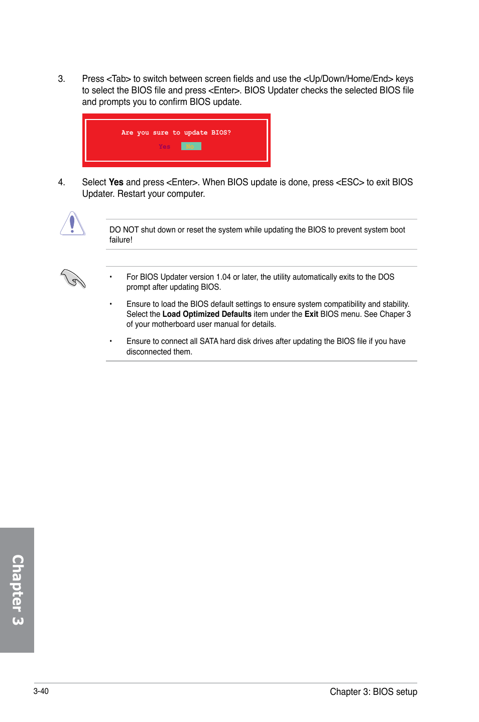 Chapter 3 | Asus P8Z77-V LK2 User Manual | Page 98 / 156