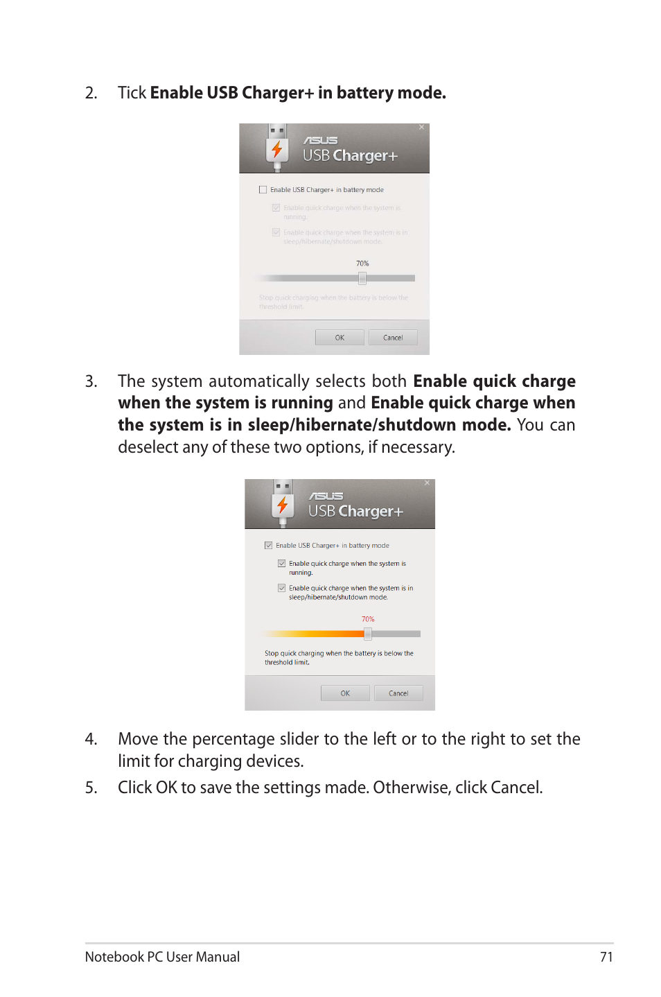 Asus X32VM User Manual | Page 71 / 110