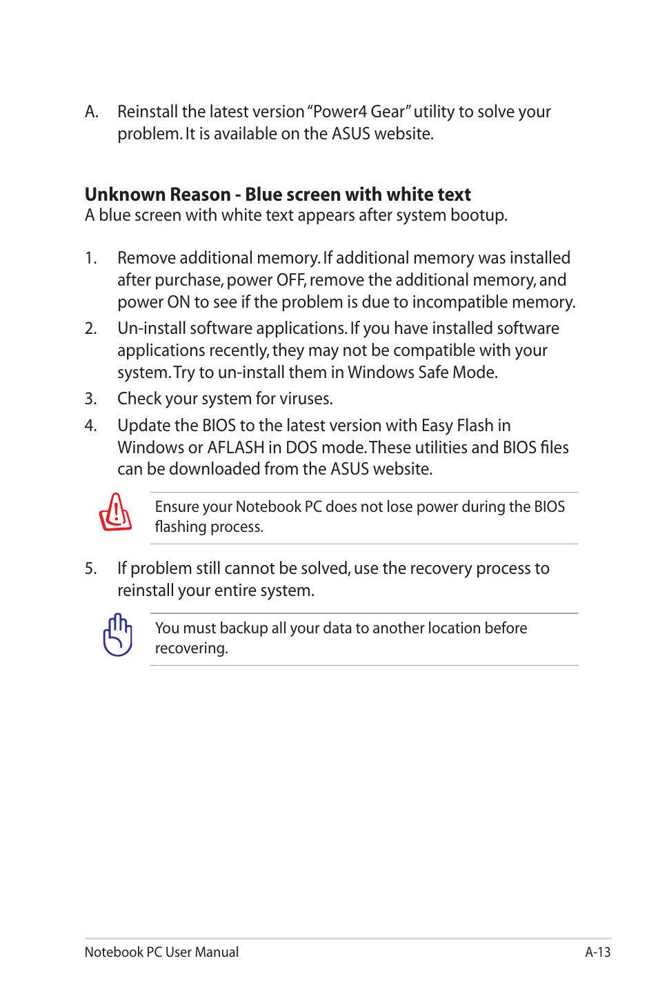 Asus X32VM User Manual | Page 85 / 110