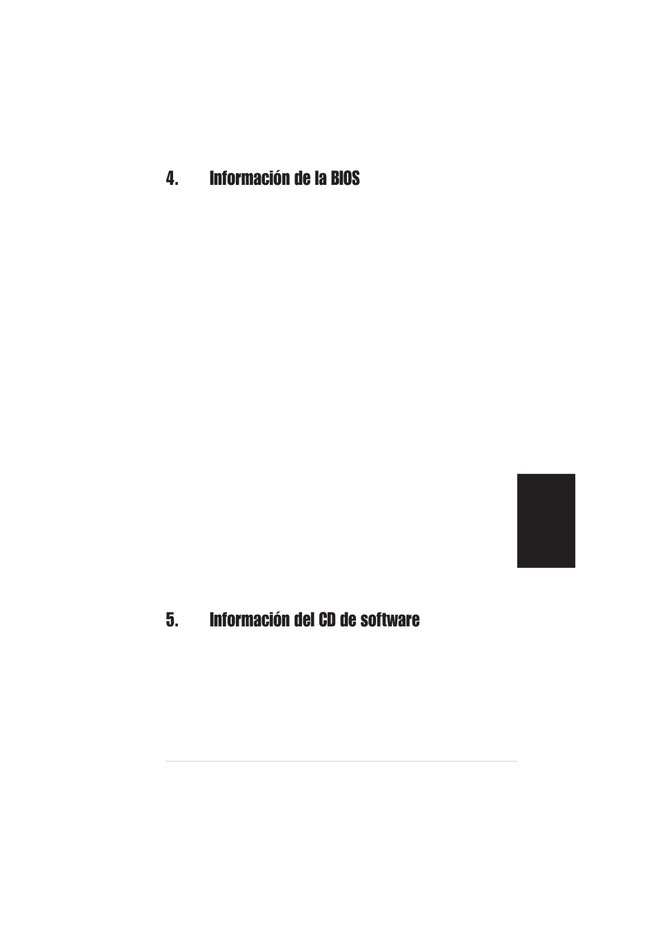 Información de la bios, Información del cd de software | Asus K8N User Manual | Page 13 / 16