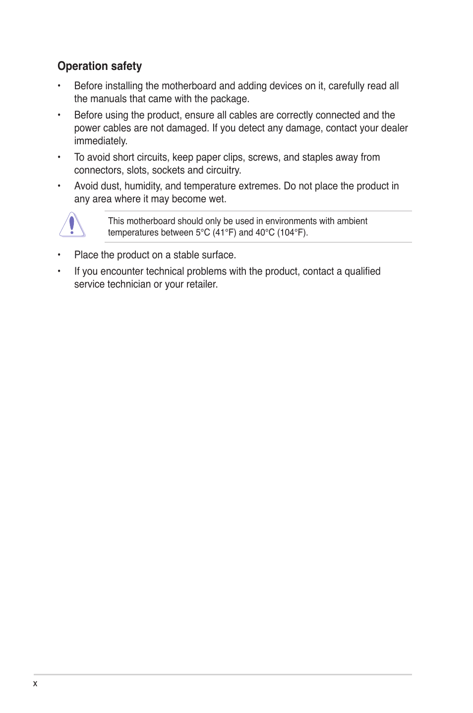 Asus P6TD Deluxe User Manual | Page 10 / 178