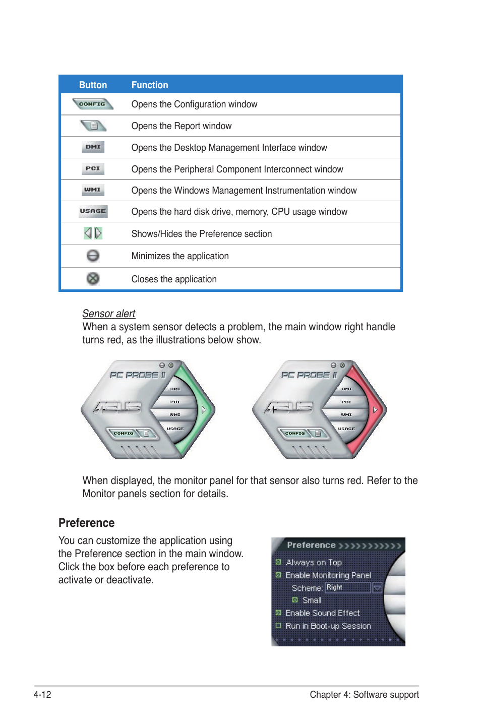 Preference | Asus P6TD Deluxe User Manual | Page 128 / 178