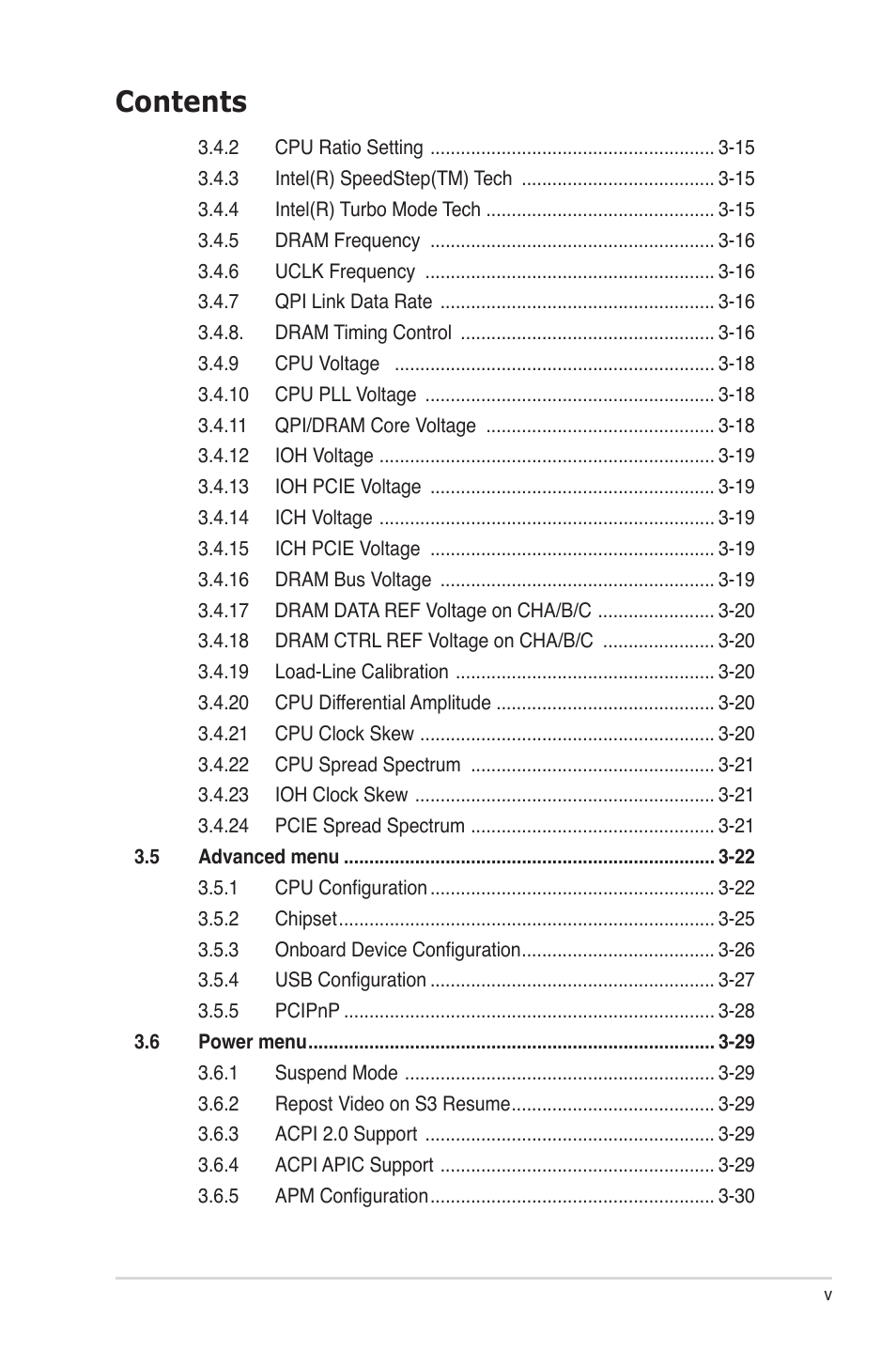 Asus P6TD Deluxe User Manual | Page 5 / 178