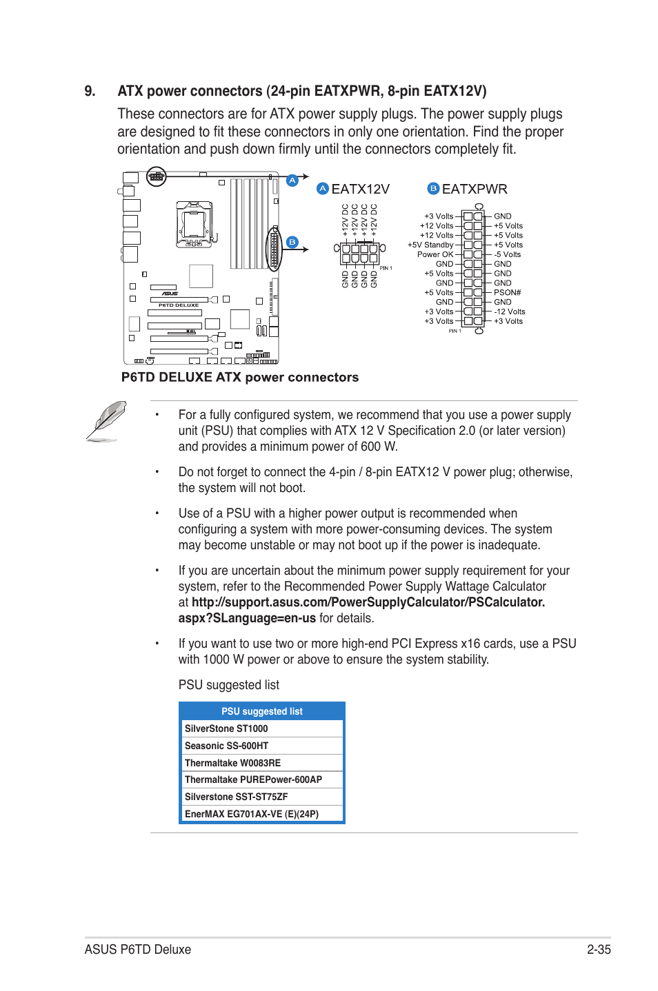 Asus P6TD Deluxe User Manual | Page 63 / 178