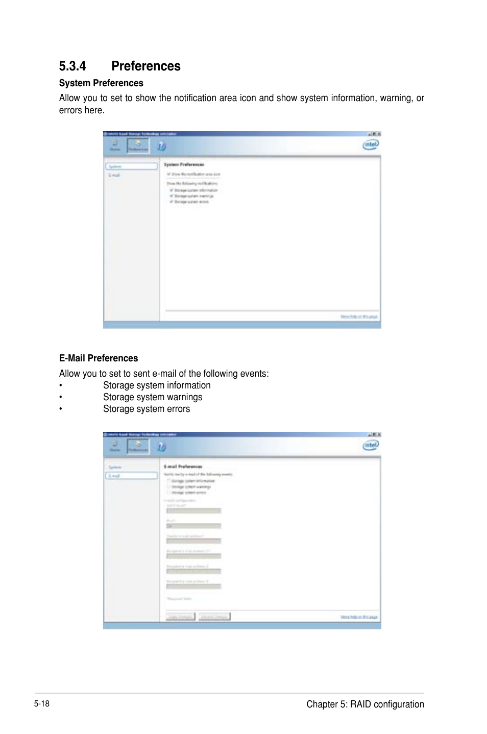 4 preferences | Asus P9D-V User Manual | Page 114 / 150