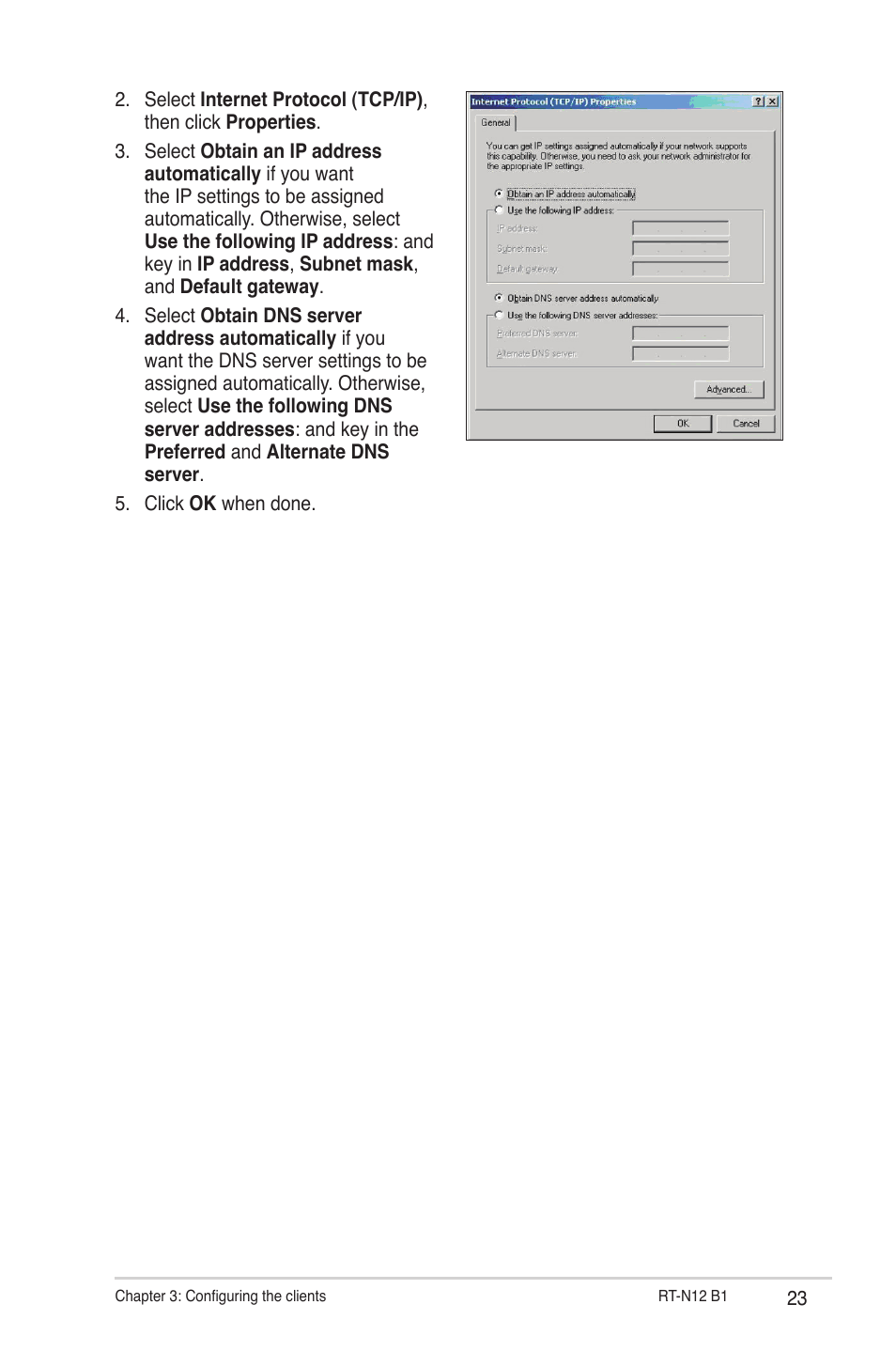 Asus RT-N12 (VER.B1) User Manual | Page 23 / 53