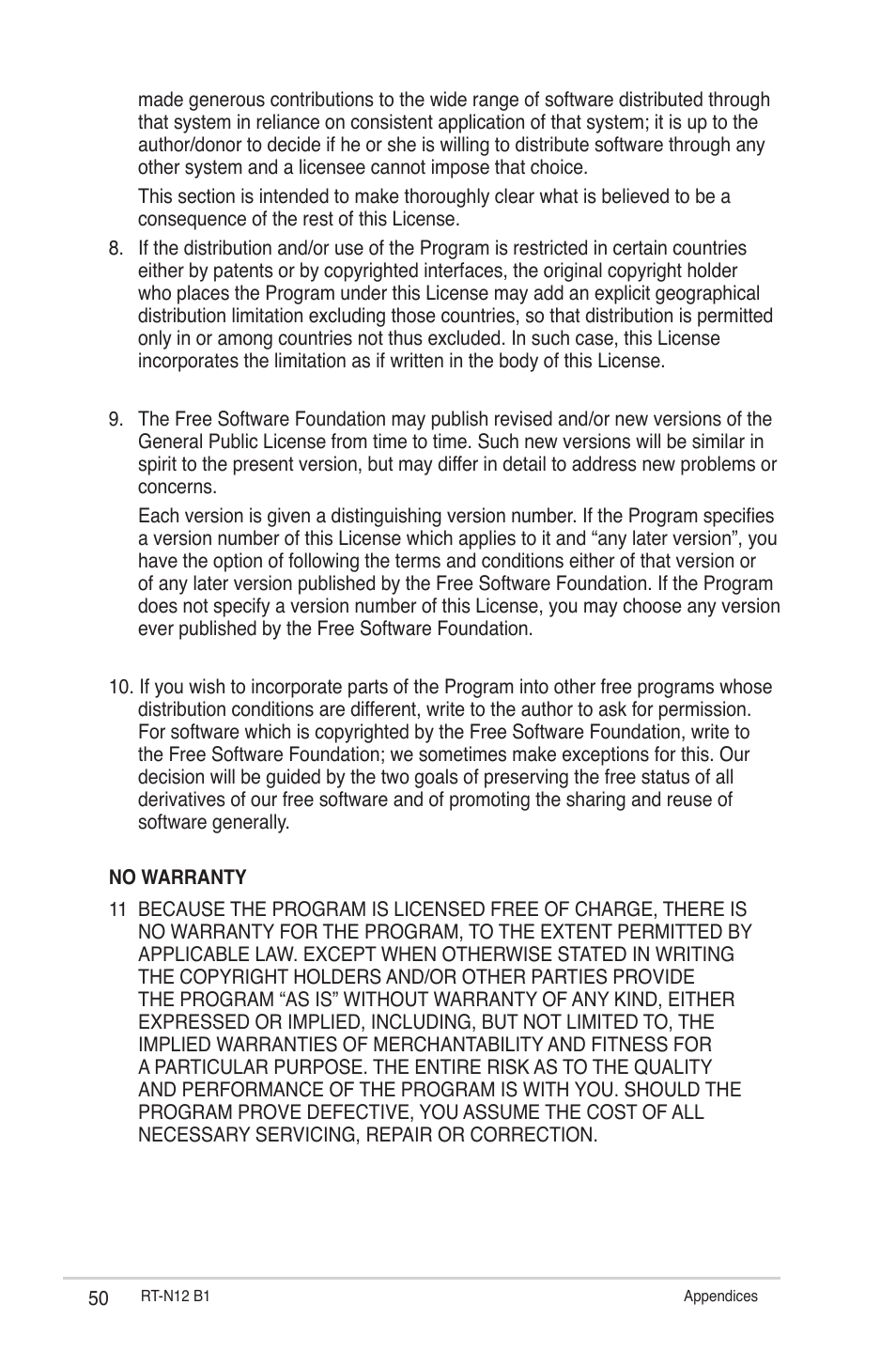 Asus RT-N12 (VER.B1) User Manual | Page 50 / 53