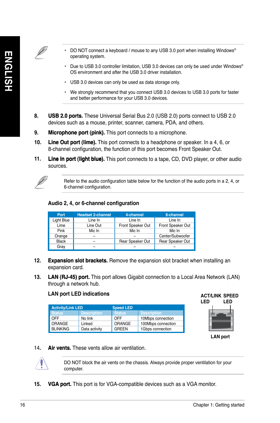 En g lis h en g li sh en g lis h en g li sh | Asus BP6375 User Manual | Page 16 / 70