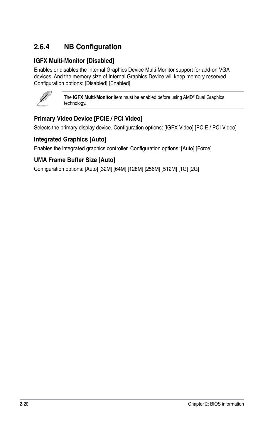 4 nb configuration | Asus A88XM-PLUS User Manual | Page 56 / 76