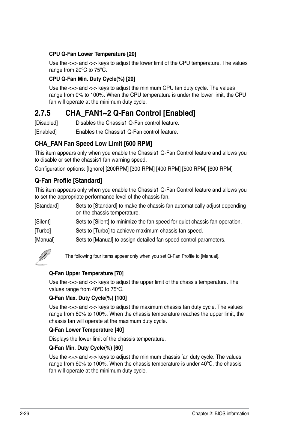 5 cha_fan1~2 q-fan control [enabled | Asus A88XM-PLUS User Manual | Page 62 / 76