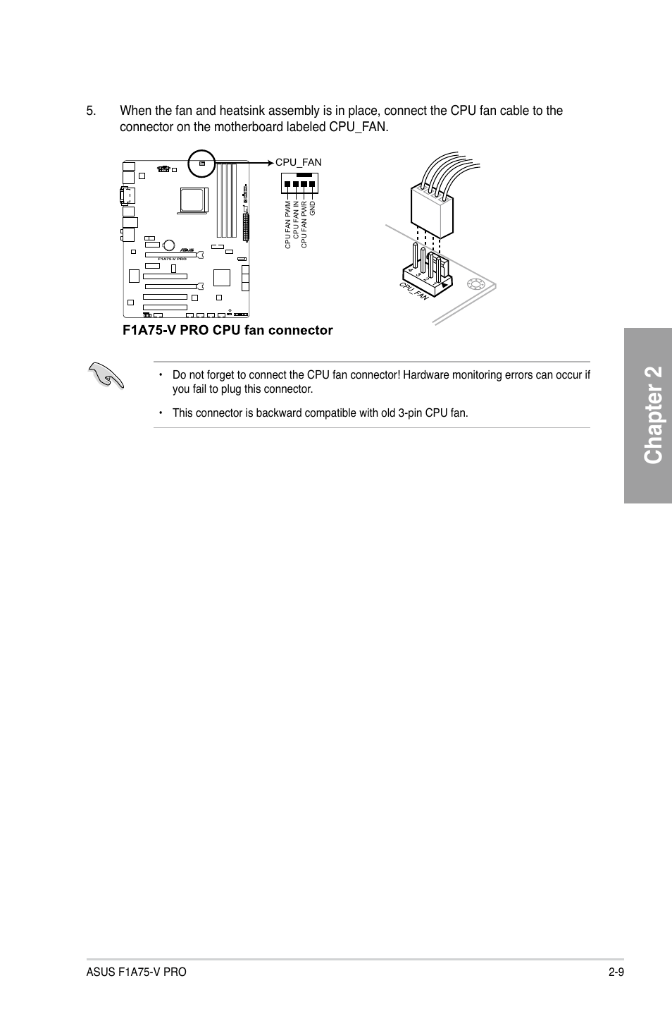 Chapter 2 | Asus F1A75-V PRO User Manual | Page 29 / 124