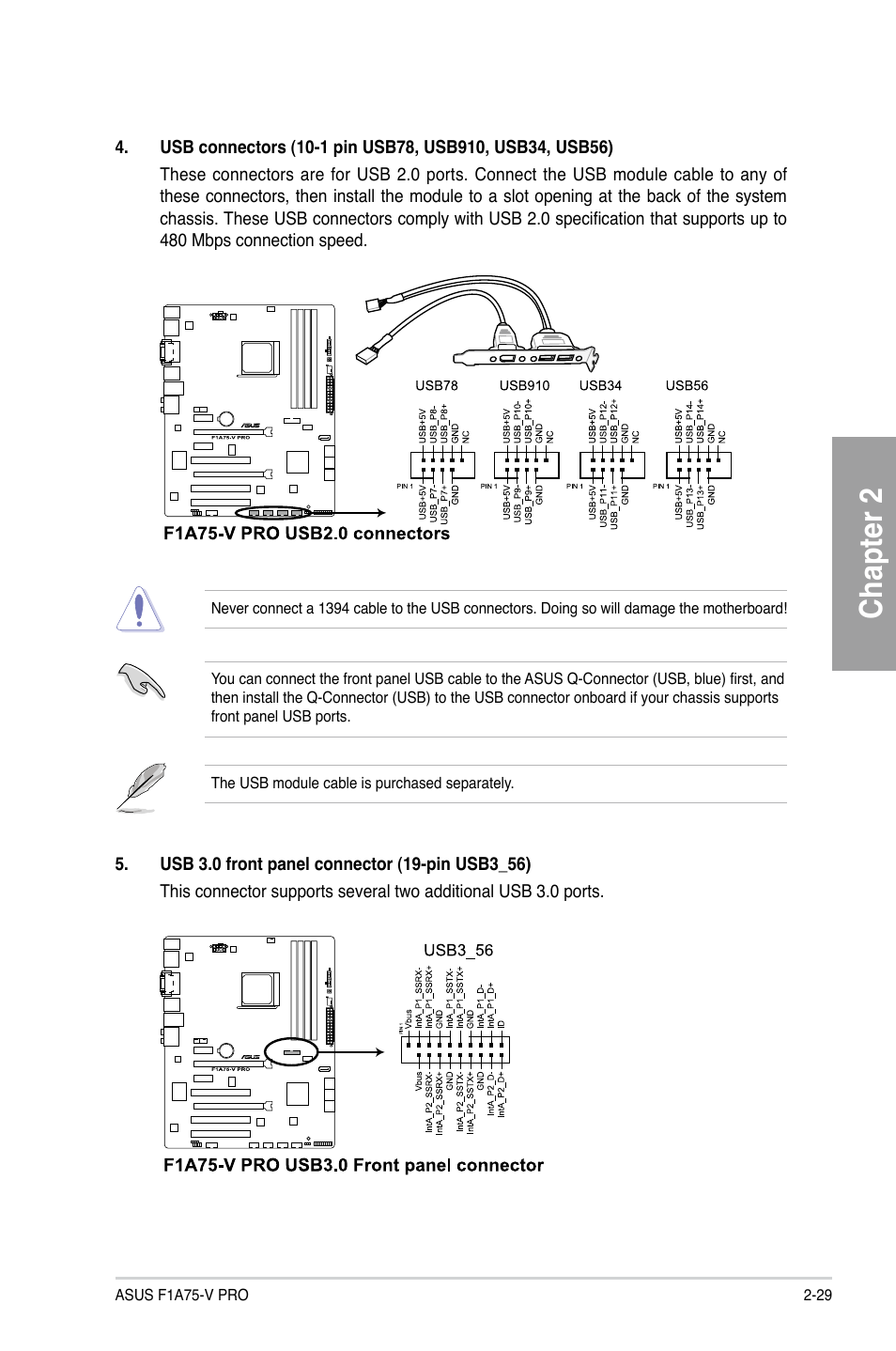 Chapter 2 | Asus F1A75-V PRO User Manual | Page 49 / 124