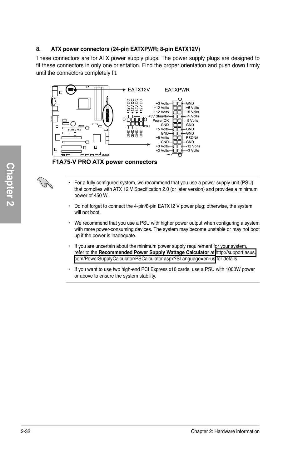 Chapter 2 | Asus F1A75-V PRO User Manual | Page 52 / 124