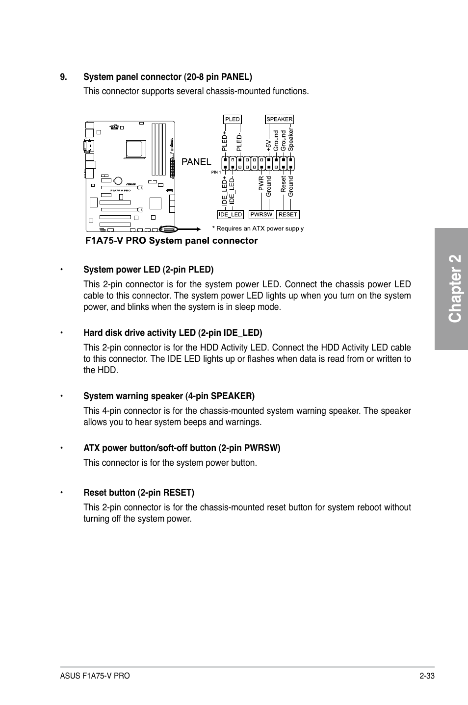 Chapter 2 | Asus F1A75-V PRO User Manual | Page 53 / 124