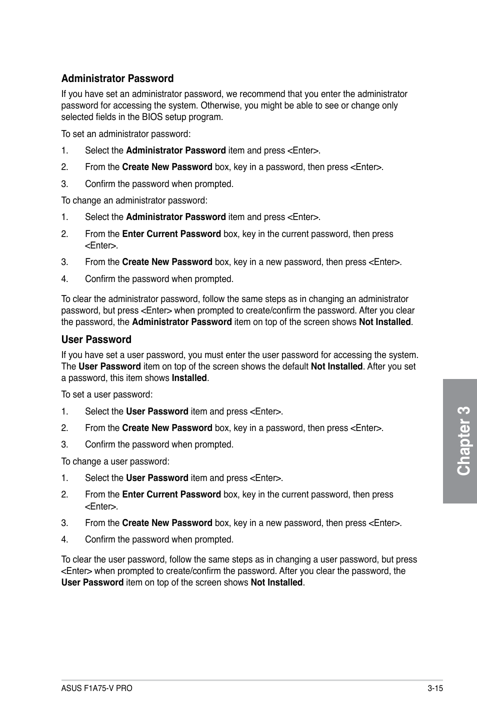 Chapter 3 | Asus F1A75-V PRO User Manual | Page 73 / 124