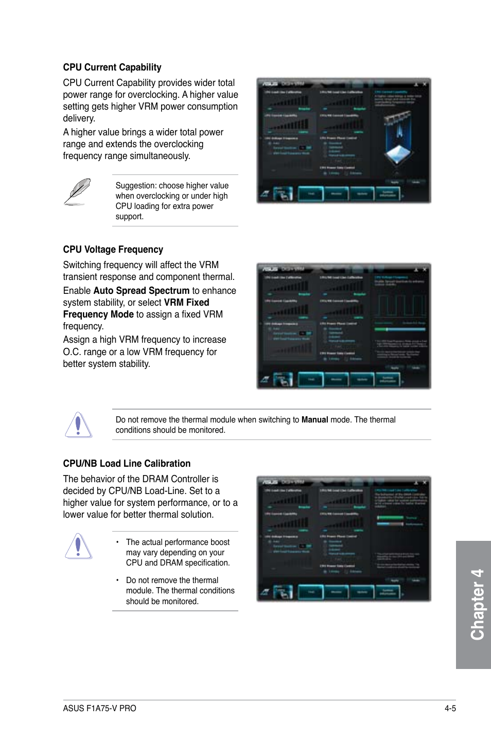 Chapter 4 | Asus F1A75-V PRO User Manual | Page 97 / 124