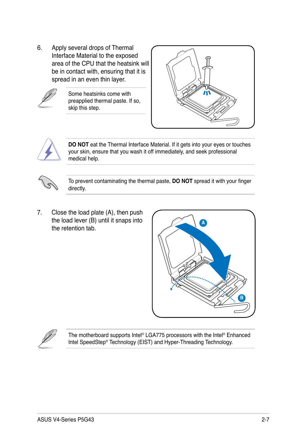 Asus V4-P5G43 User Manual | Page 25 / 110