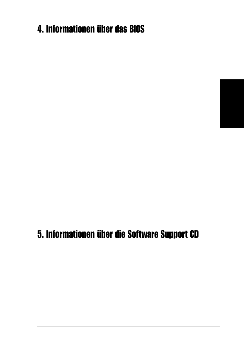 Informationen über das bios, Informationen über die software support cd, Aktualisieren des bios | Asus P4S533-MX User Manual | Page 7 / 16