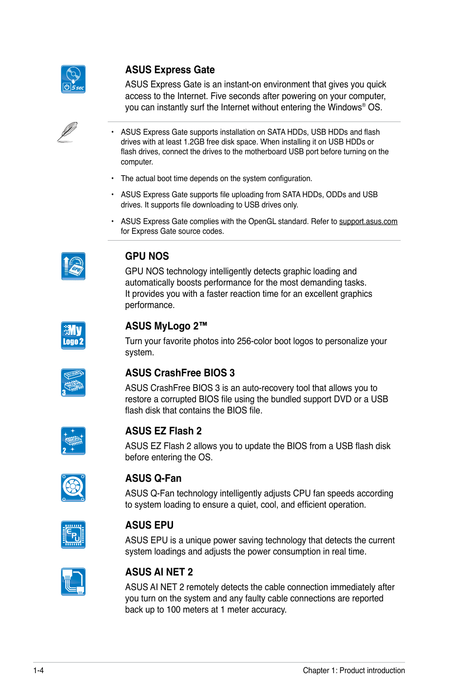 Asus M4A785TD-V EVO/U3S6 User Manual | Page 16 / 64