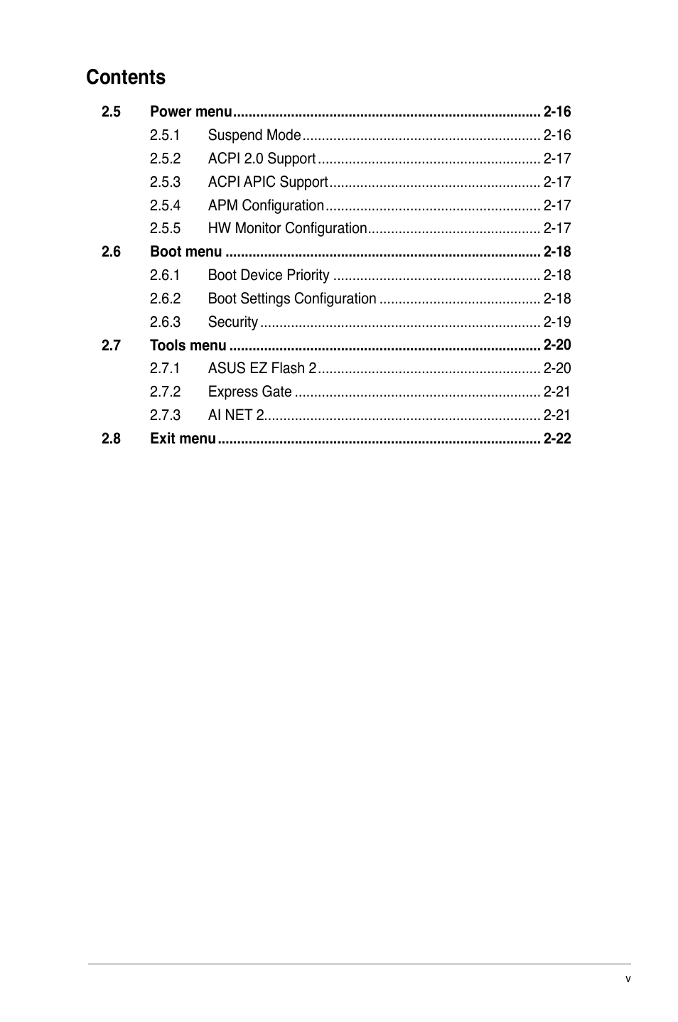 Asus M4A785TD-V EVO/U3S6 User Manual | Page 5 / 64