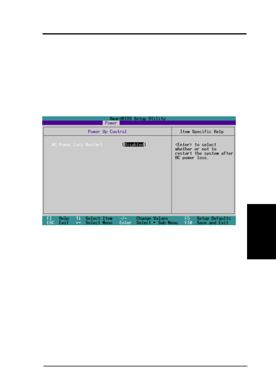 Bios setup, 1 power up control | Asus A7N266 User Manual | Page 71 / 104