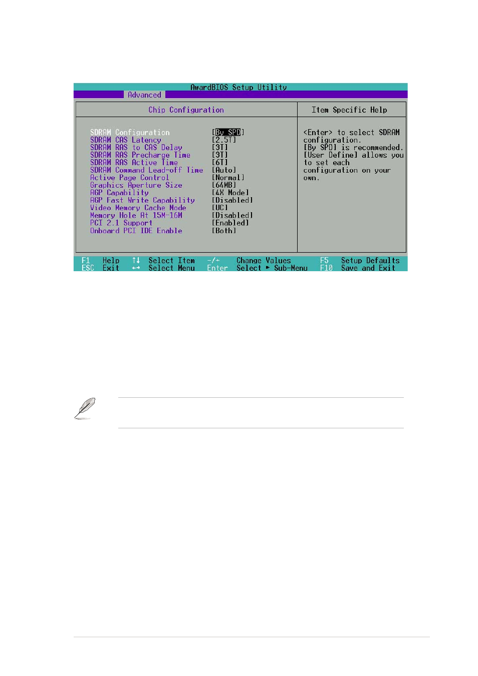 1 chip configuration | Asus P4S533 User Manual | Page 81 / 132