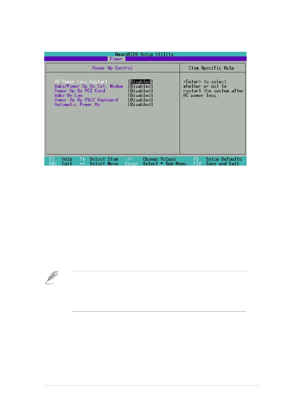 1 power up control | Asus P4S533 User Manual | Page 91 / 132