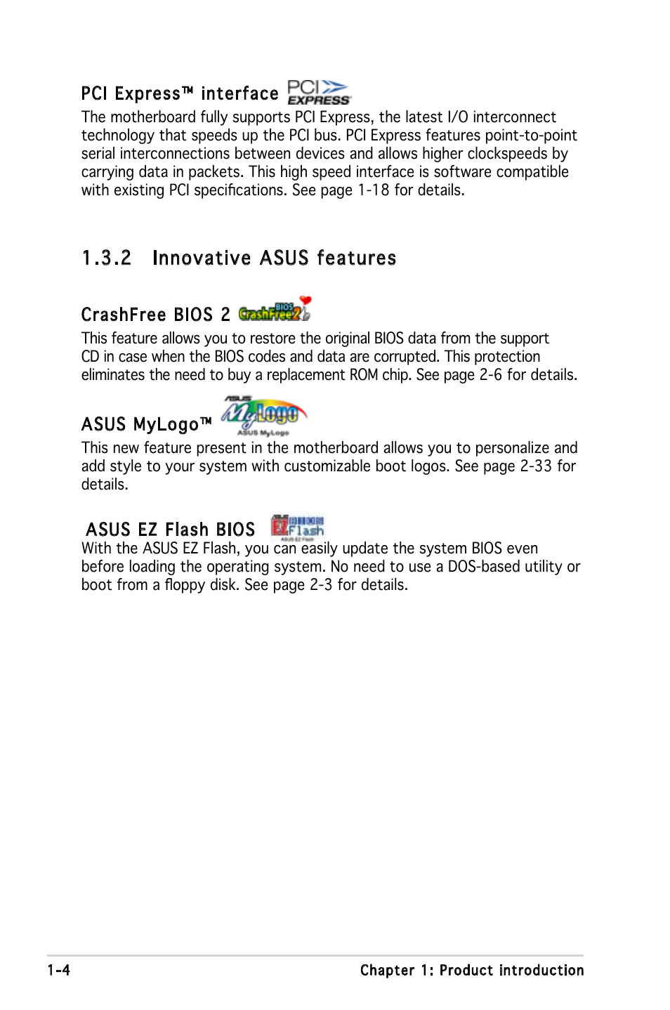  innovative asus features | Asus A8V-VM Ultra User Manual | Page 16 / 86