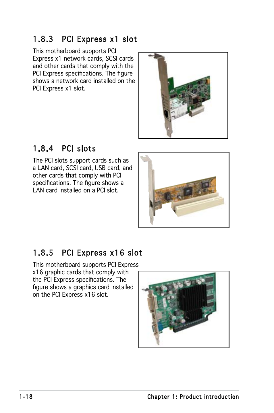 4 pci slots, 3 pci express x1 slot, 5 pci express x16 slot | Asus A8V-VM Ultra User Manual | Page 30 / 86