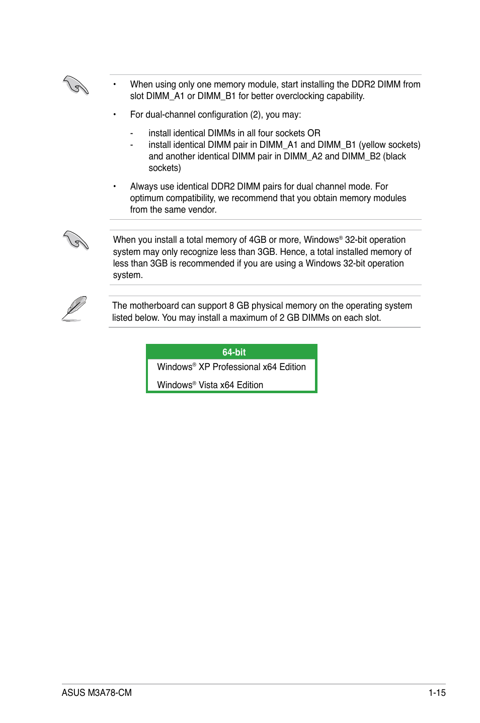 Asus M3A78-CM User Manual | Page 27 / 96