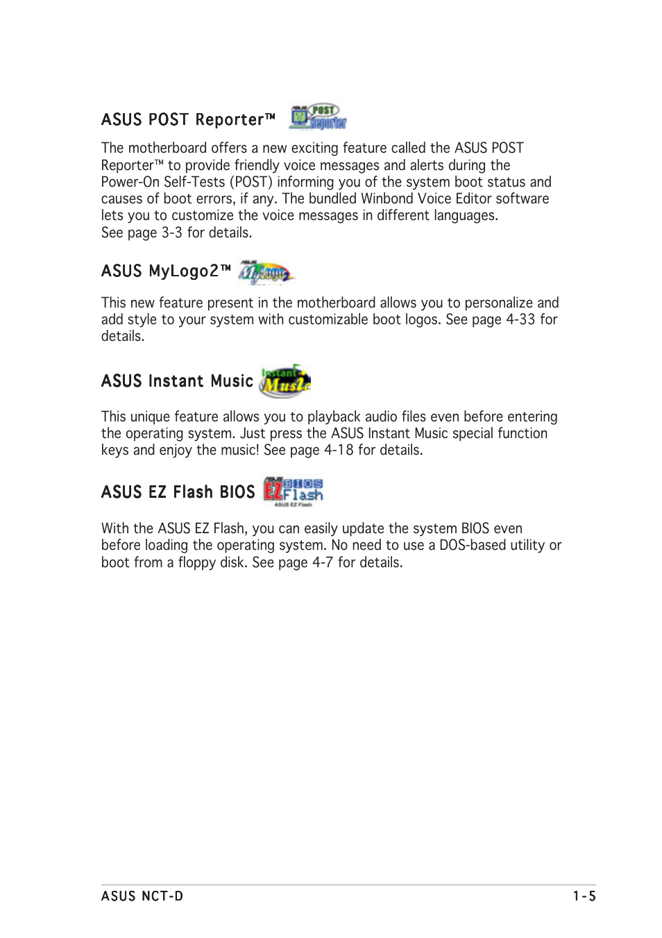 Asus NCT-D User Manual | Page 19 / 112