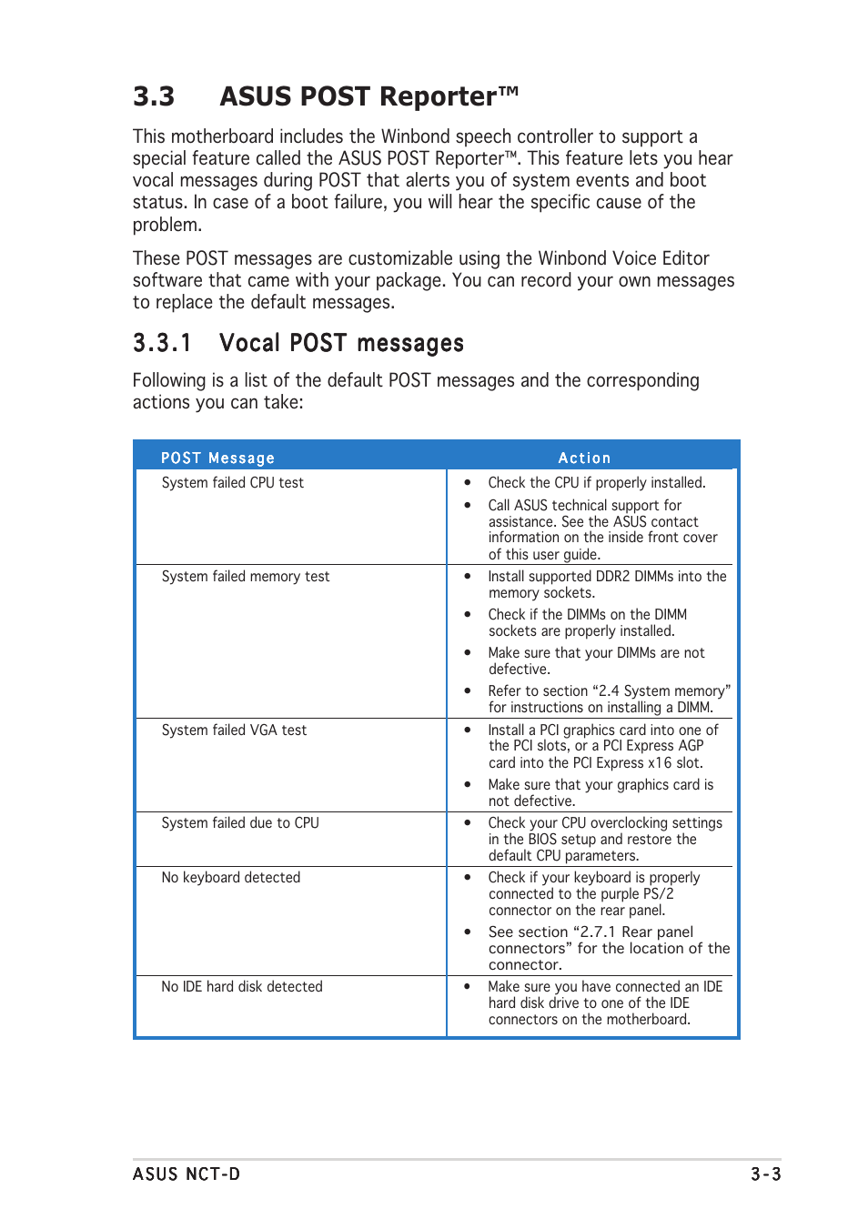 3 asus post reporter | Asus NCT-D User Manual | Page 63 / 112