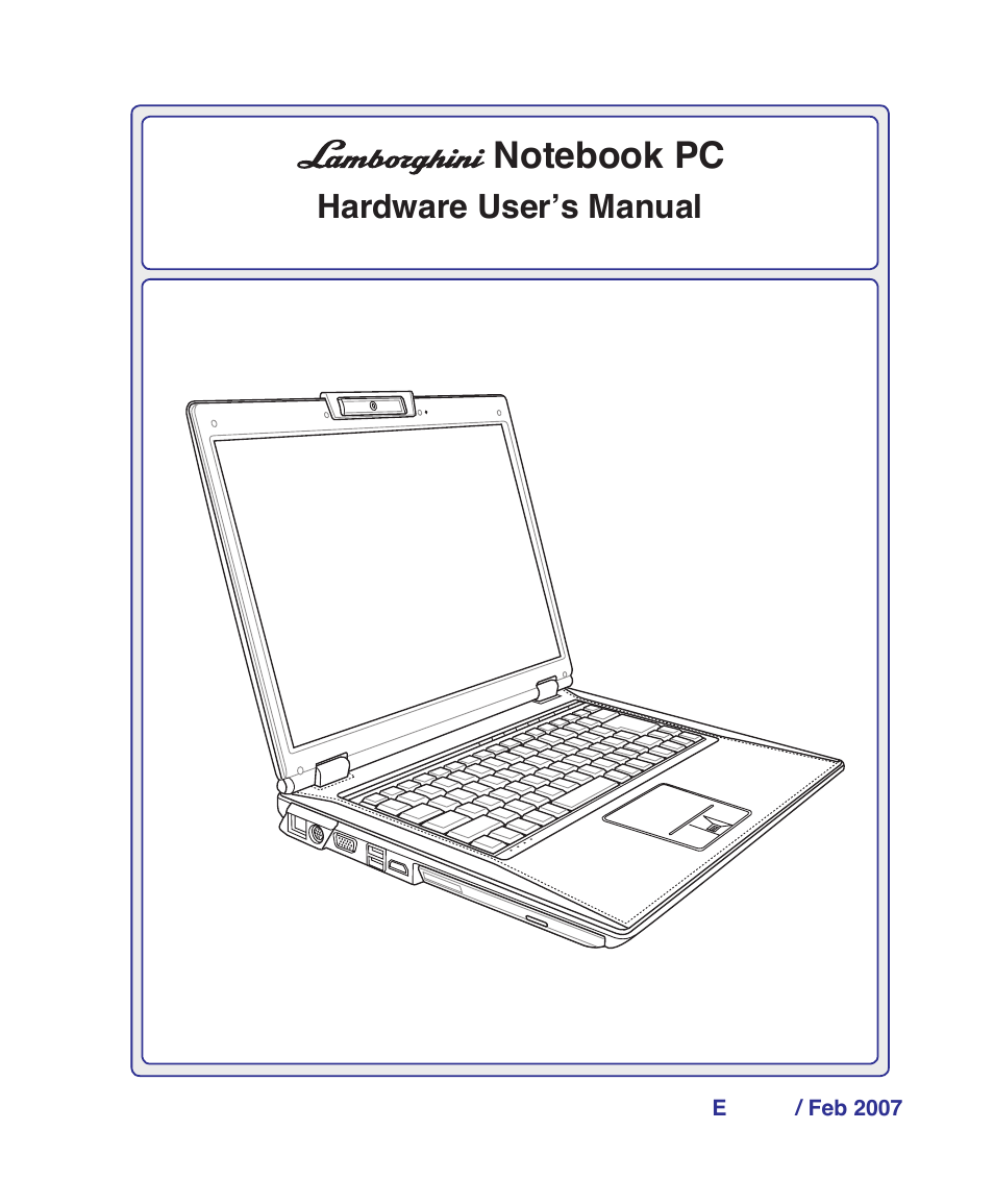 Asus VX2 User Manual | 95 pages