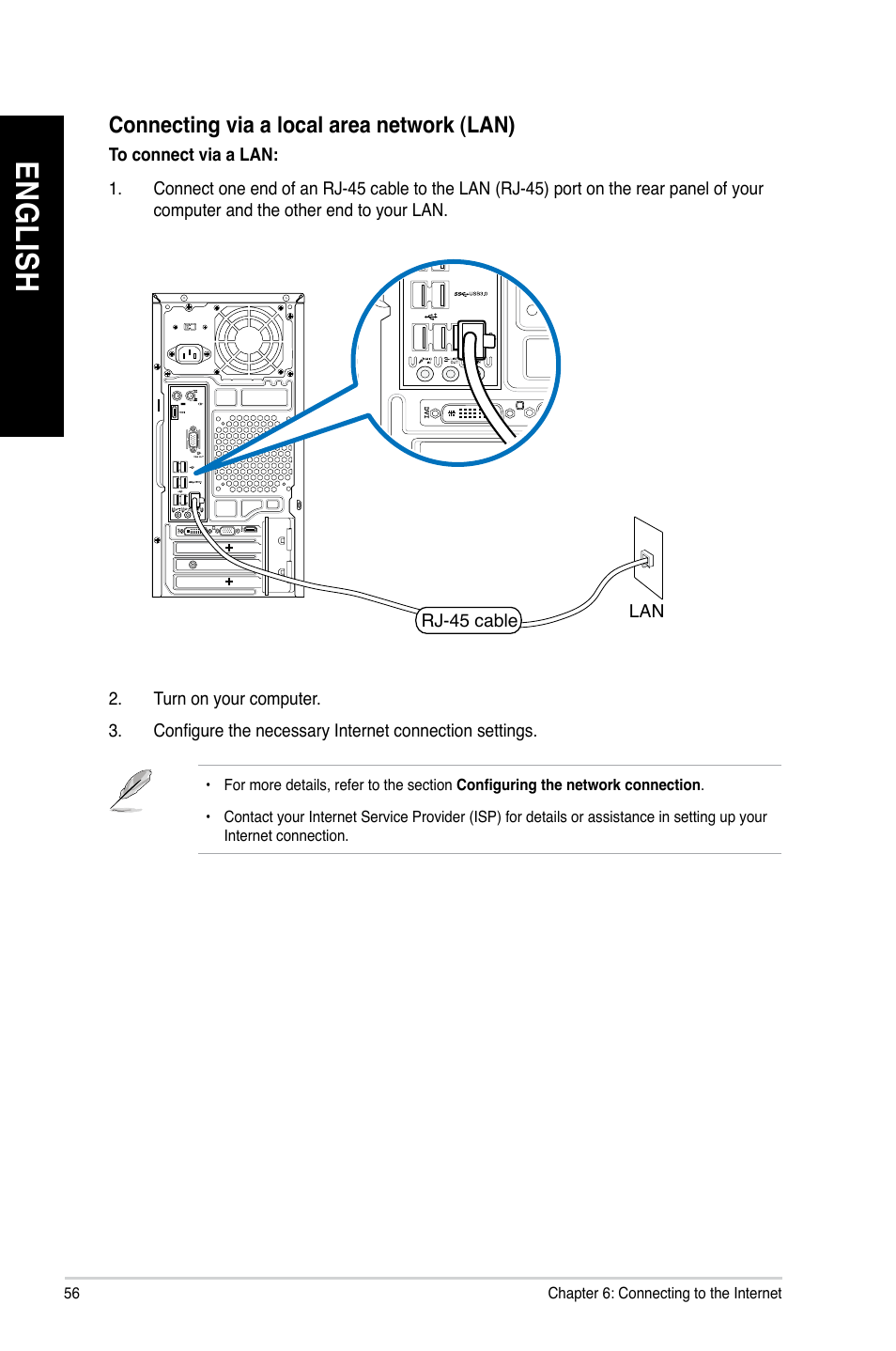 En gl is h en gl is h en gl is h en gl is h | Asus M11AD User Manual | Page 56 / 87