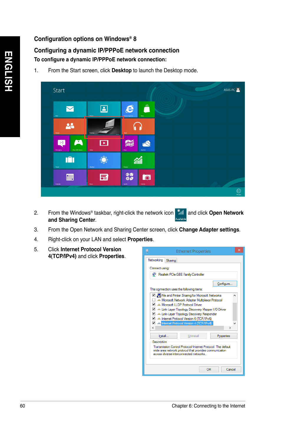 En gl is h en gl is h en gl is h en gl is h | Asus M11AD User Manual | Page 60 / 87