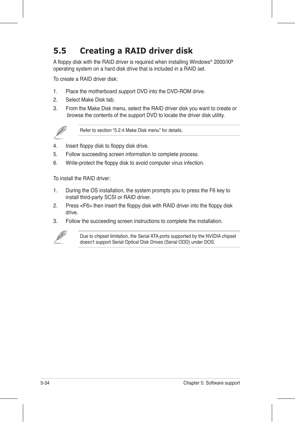 5 creating a raid driver disk | Asus P5N32-E SLI Plus User Manual | Page 150 / 158