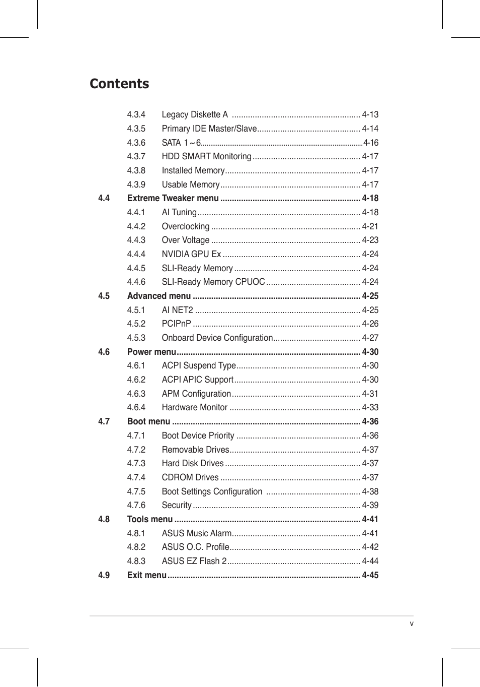 Asus P5N32-E SLI Plus User Manual | Page 5 / 158