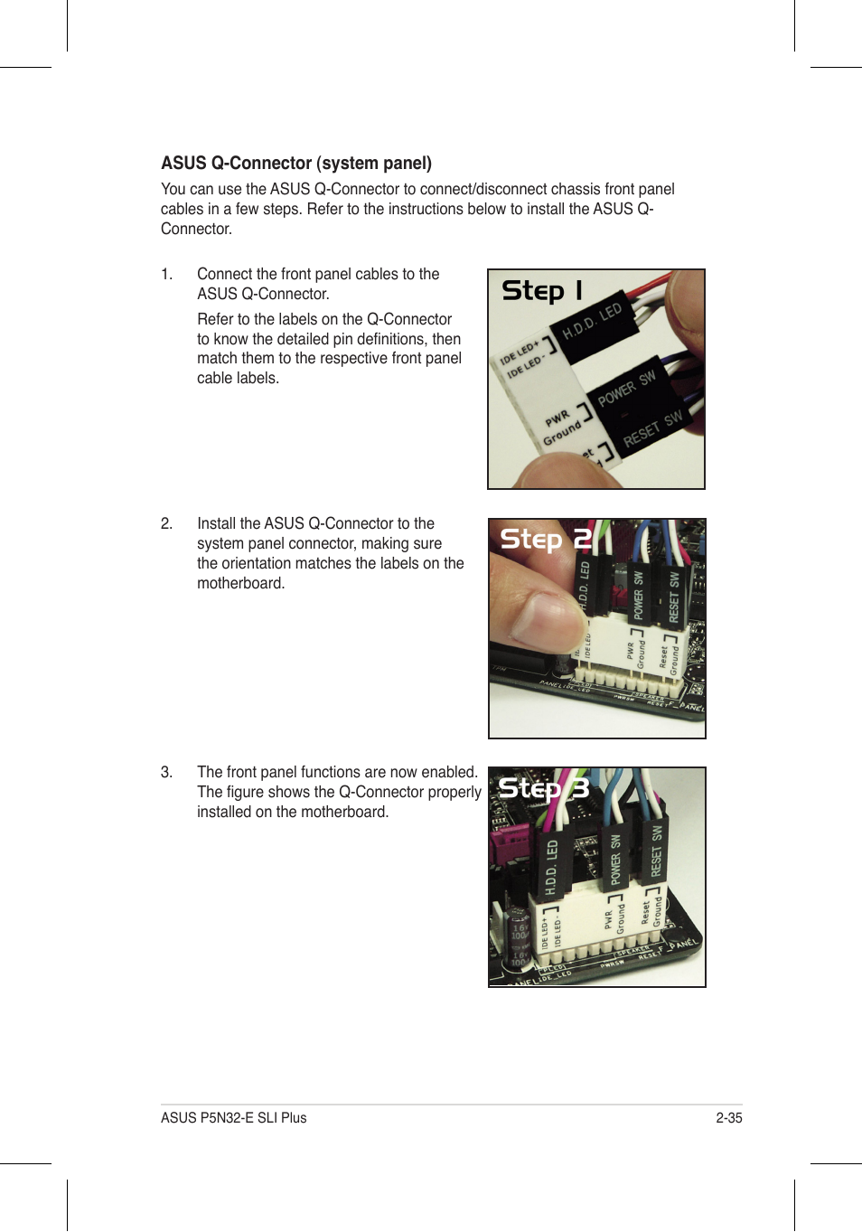 Asus P5N32-E SLI Plus User Manual | Page 61 / 158