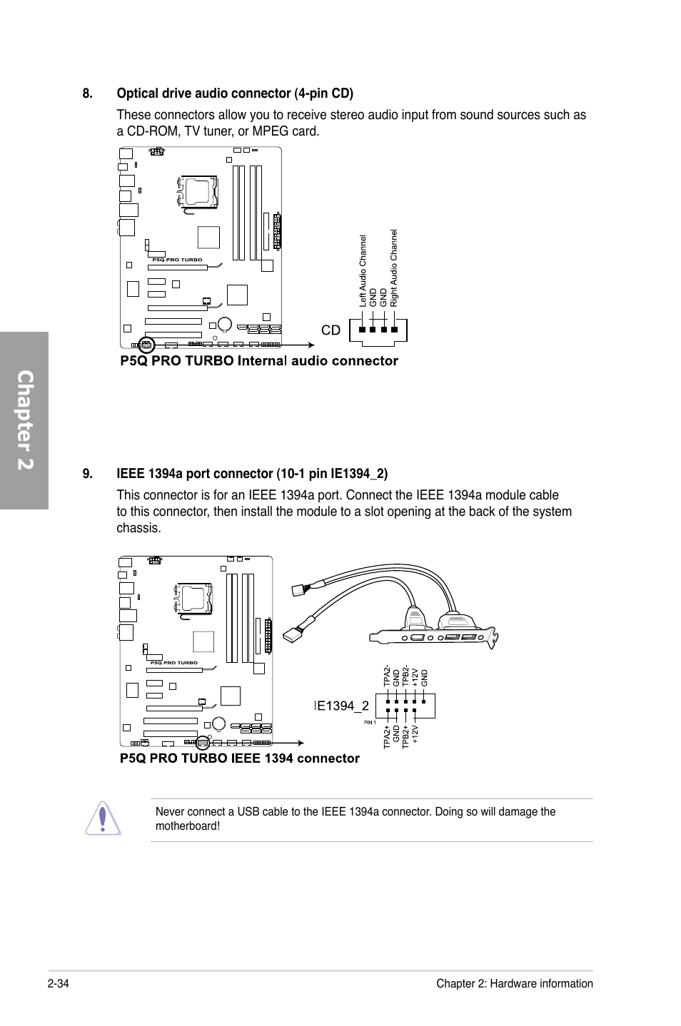 Chapter 2 | Asus P5Q PRO TURBO User Manual | Page 54 / 124