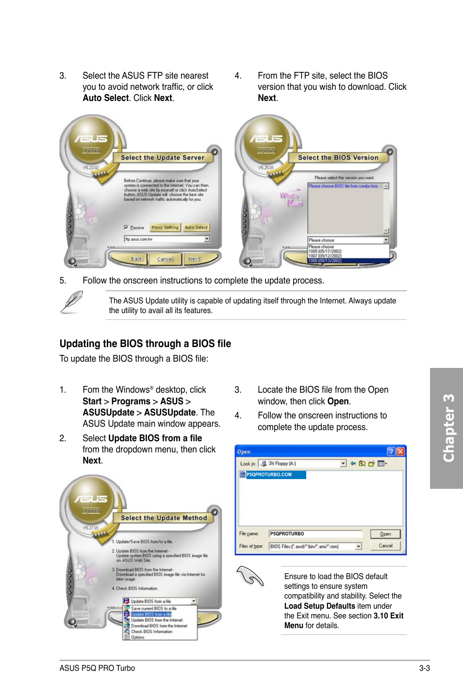 Chapter 3 | Asus P5Q PRO TURBO User Manual | Page 63 / 124