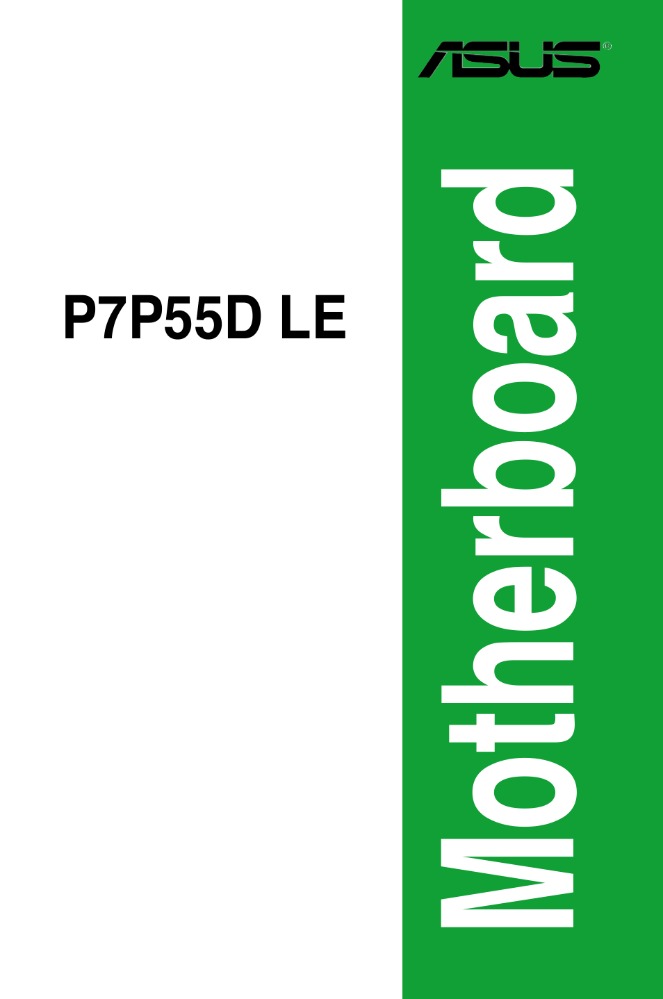 Asus P7P55D LE User Manual | 68 pages