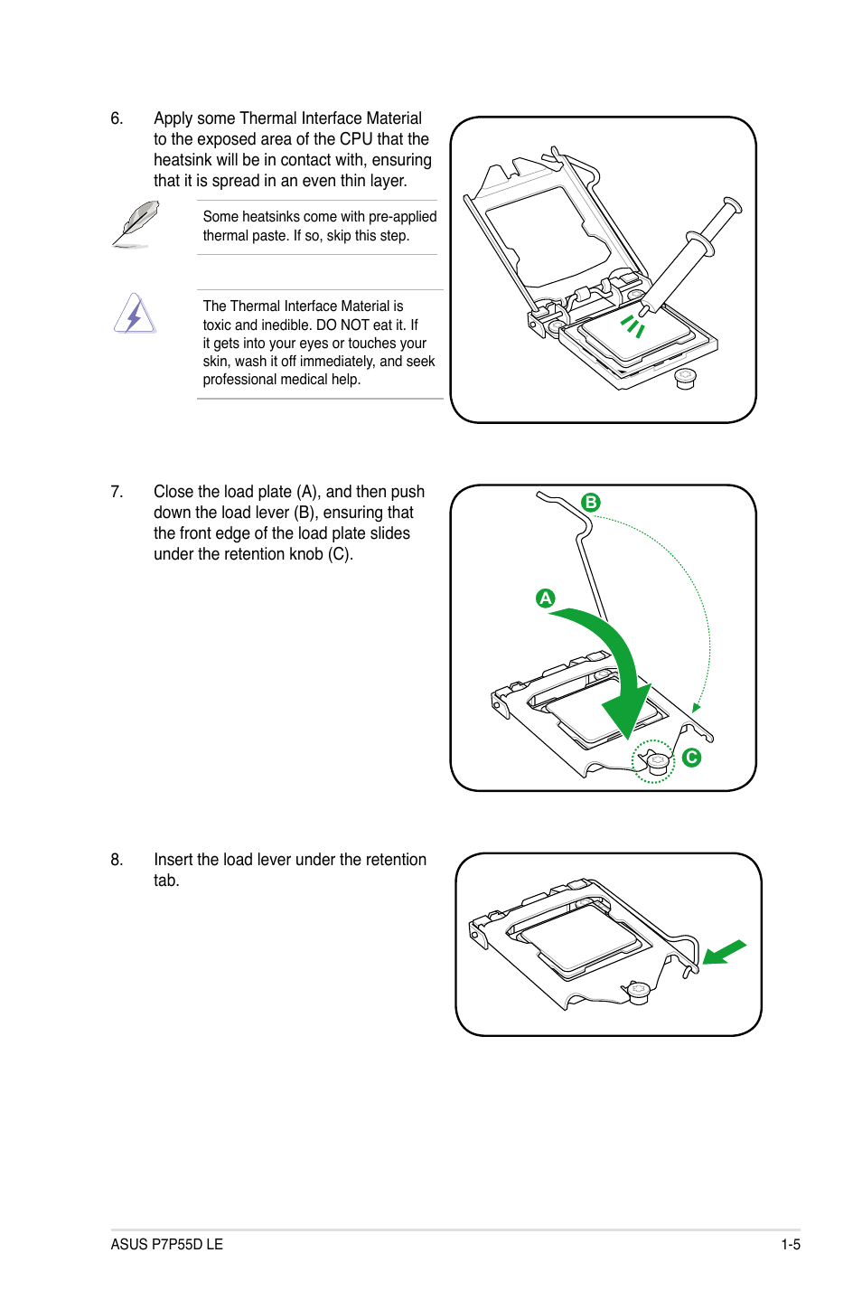 Asus P7P55D LE User Manual | Page 17 / 68