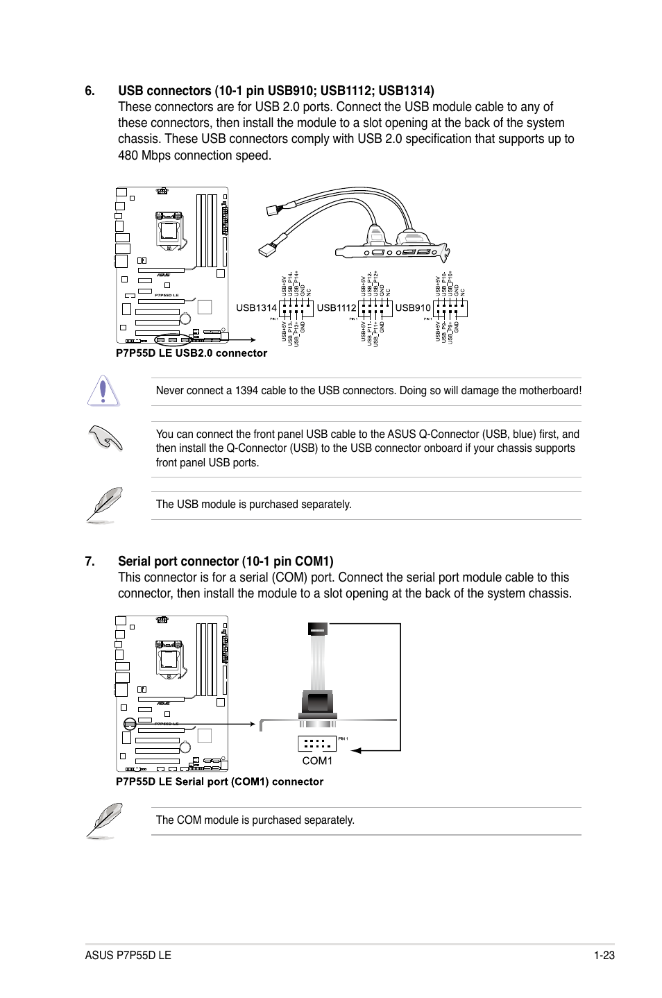 Asus P7P55D LE User Manual | Page 35 / 68