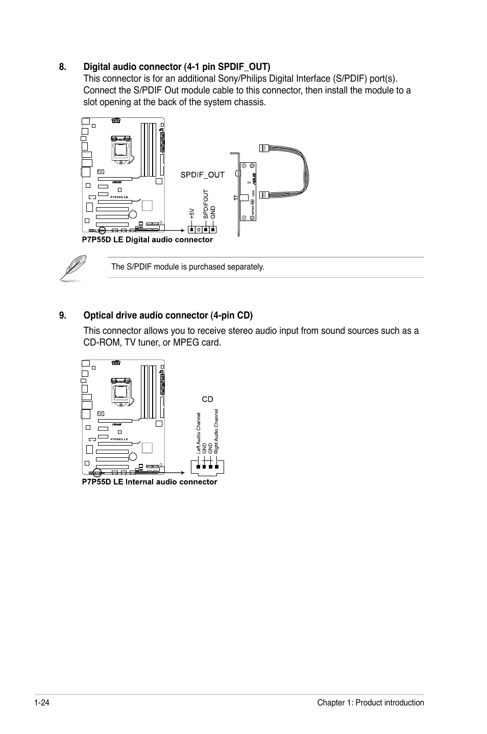 Asus P7P55D LE User Manual | Page 36 / 68